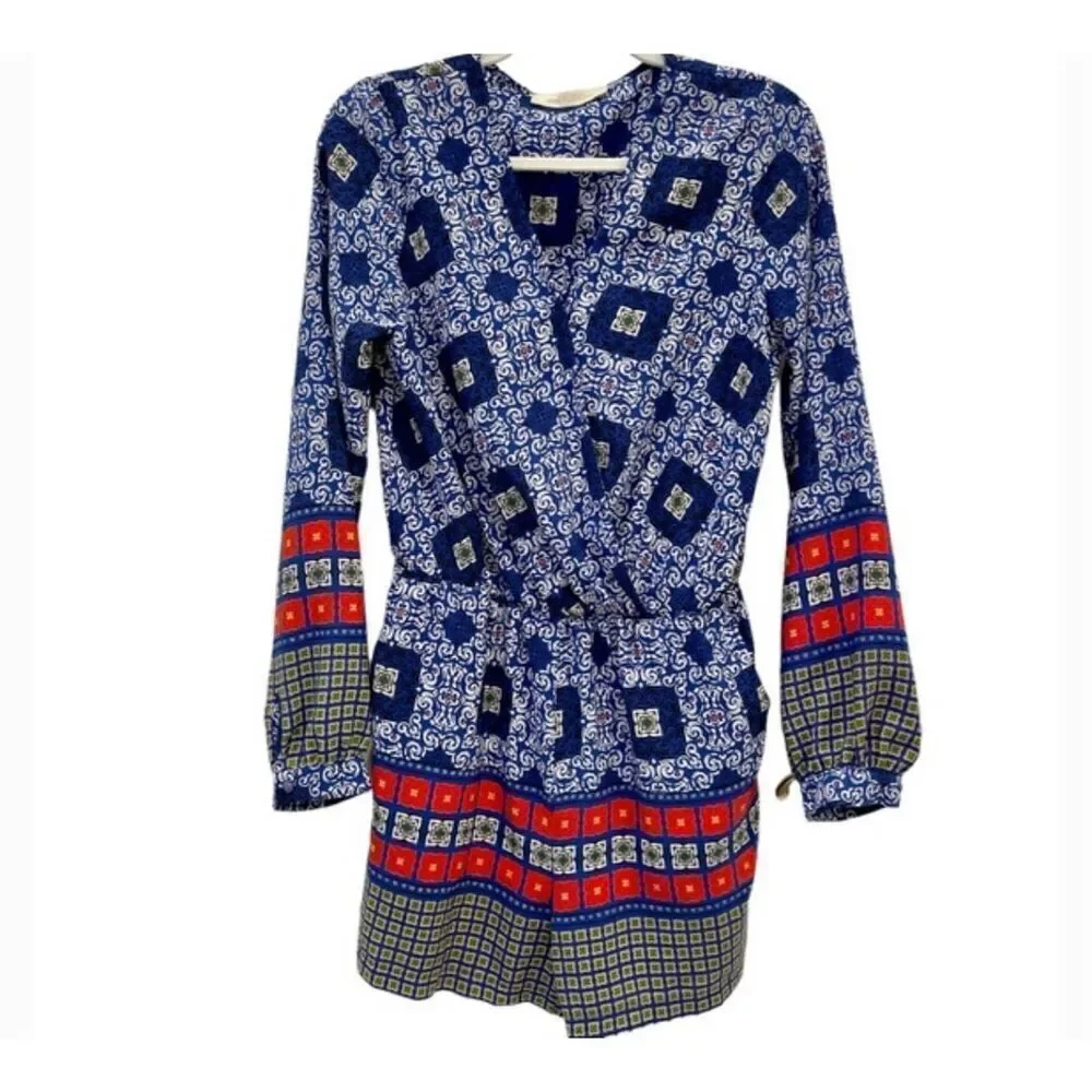 ✨Anthropologie Everleigh Multicolored Sz Medium Romper✨